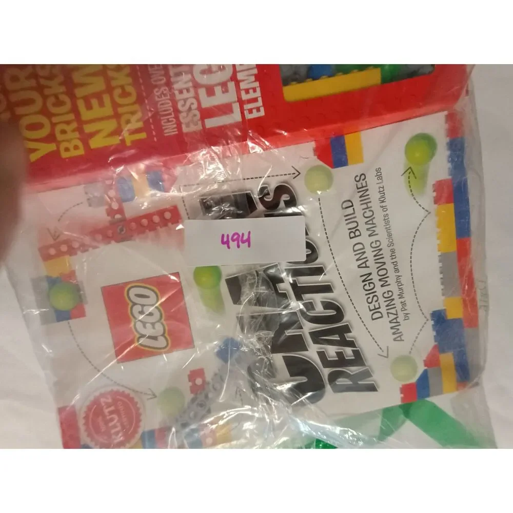 Lego Chain reactions klutz kit design build New in box
